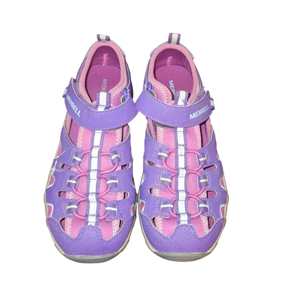 Merrell Hydro H20 Water Hiking Shoes Big Girls Size 4 Berry Pink Purple MK165683